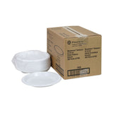 Pactiv Evergreen Meadoware Impact Plastic Dinnerware, Plate, 8.88" dia, White, 400/Carton (PCTYMI9) Case of 400