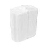 Pactiv Evergreen SmartLock Foam Hinged Lid Container, Small, 7.5 x 8 x 2.63, White, 150/Carton (PCTYHLW07010000) Case of 150