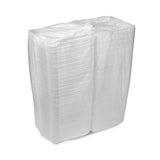 Pactiv Evergreen SmartLock Foam Hinged Lid Container, Large, 3-Compartment, 9 x 9.25 x 3.25, White, 150/Carton (PCTYHLW09030000) Case of 150