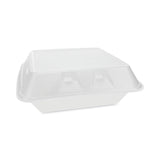 Pactiv Evergreen SmartLock Vented Foam Hinged Lid Container, 3-Compartment, 9 x 9.25 x 3.25, White, 150/Carton (PCTYHLWV9030000) Case of 150