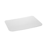 Pactiv Evergreen Aluminum Take-Out Container Lid, Loaf Pan Lid, 8.4 x 5.9, White/Aluminum, 400/Carton (PCTYL788)