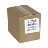 Pactiv Evergreen Aluminum Take-Out Container Lid, Loaf Pan Lid, 8.4 x 5.9, White/Aluminum, 400/Carton (PCTYL788)