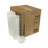 Pactiv Evergreen Newspring DELItainer Microwavable Container, 8 oz, 1.13 x 2.8 x 1.33, Clear, Plastic, 240/Carton (PCTYL2508) 240 containers and 240 lids