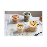 Pactiv Evergreen Newspring DELItainer Microwavable Container, 24 oz, 4.55 x 4.55 x 4.35, Clear, Plastic, 240/Carton (PCTYL2524) Case of 240