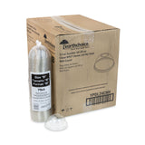 Pactiv Evergreen EarthChoice Strawless RPET Lid, Dome Lid, Clear, Fits 12 oz to 24 oz "B" Cups, Clear, 1,020/Carton (PCTYPDL24CNH) Case of 900