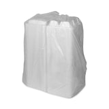 Pactiv Evergreen Vented Foam Hinged Lid Container, Dual Tab Lock Economy, 3-Compartment, 8.42 x 8.15 x 3, White, 150/Carton (PCTYTD18803ECON) Case of 150