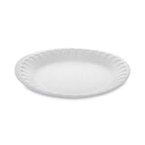 Pactiv Evergreen Placesetter Satin Non-Laminated Foam Dinnerware, Plate, 7" dia, White, 900/Carton (PCTYTH100070000) Case of 900