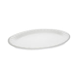 Pactiv Evergreen Placesetter Satin Non-Laminated Foam Dinnerware, Oval Platter, 11.5 x 8.5, White, 500/Carton (PCTYTH100430000) Case of 500