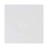 Boardwalk® Polishing Floor Pads, 20" Diameter, White, 5/Carton (BWK4020WHI) Case of 5