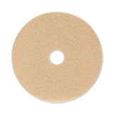 Boardwalk® Burnishing Floor Pads, 20" Diameter, Tan, 5/Carton (BWK4020ULT) Case of 5