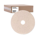 Boardwalk® Natural Hog Hair Burnishing Floor Pads, 20" Diameter, Tan, 5/Carton (BWK4020NHE) Each
