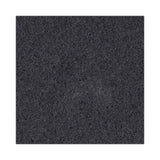 Boardwalk® Stripping Floor Pads, 20" Diameter, Black, 5/Carton (BWK4020BLA) Case of 5