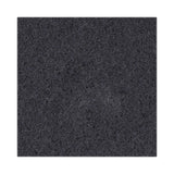 Boardwalk® Stripping Floor Pads, 18" Diameter, Black, 5/Carton (BWK4018BLA) Case of 5