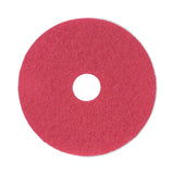 Boardwalk® Buffing Floor Pads, 17" Diameter, Red, 5/Carton (BWK4017RED) Case of 5