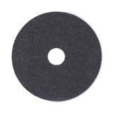 Boardwalk® High Performance Stripping Floor Pads, 17" Diameter, Black, 5/Carton (BWK4017HIP) Case of 5