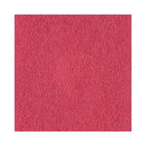 Boardwalk® Buffing Floor Pads, 14" Diameter, Red, 5/Carton (BWK4014RED) Case of 5