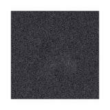 Boardwalk® Stripping Floor Pads, 13" Diameter, Black, 5/Carton (BWK4013BLA) Case of 5