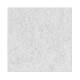 Boardwalk® Light Duty Scour Pad, 4.63  x 10, White, 20/Carton (BWK401) Case of 20