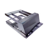 Bostitch® 160-Sheet Antimicrobial Protected Xtreme Duty Adjustable Two- to Three-Hole Punch, 9/32" Holes, Black/Silver (BOS03200) Each