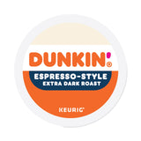 Dunkin Donuts® K-Cup Pods, Espresso, 22/Box (GMT1283) Box of 22