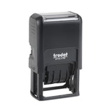 Trodat® Printy Economy Date Stamp, Self-Inking, 1.63" x 1", Blue/Red (USSE4752)