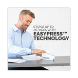Fellowes® LX850 EasyPress Full Strip Stapler, 25-Sheet Capacity, White (FEL5011601) Each