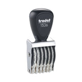 Trodat® Rubber Numberer, Conventional, Type Size 2, Eight Bands (USSRN028) Each