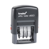 Trodat® Printy Economy Date Stamp, Self-Inking, 1.63" x 0.38", Black (USSE4820)