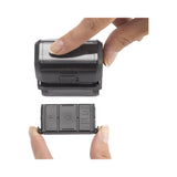 Trodat® Printy Do It Yourself Self-Inking Message Stamp, 0.75" x 1.88", Black (USS5915) Each