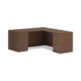 HON® Mod Return Shell, Reversible (Left or Right), 42w x 24d x 29h, Sepia Walnut (HONPLRS4224LE1) Each