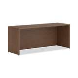 HON® Mod Credenza Shell, 72w x 24d x 29h, Sepia Walnut (HONLCS7224LE1) Each