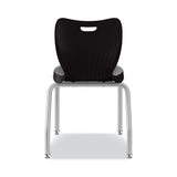 HON® SmartLink Four-Leg Chair, 19.5" x 19.63" x 31", Onyx Seat, Onyx Base, 4/Carton (HONSL4L18EONP) Case of 4