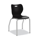 HON® SmartLink Four-Leg Chair, 19.5" x 19.63" x 31", Onyx Seat, Onyx Base, 4/Carton (HONSL4L18EONP) Case of 4