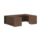HON® Mod Bridges, 42w x 24d x 29h, Sepia Walnut (HONLB4224LE1) Each