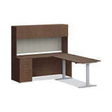 HON® Mod Desk Hutch, 3 Compartments, 72w x 14d x 39.75h, Sepia Walnut (HONLDH72LE1) Each
