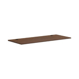 HON® Mod Worksurface, Rectangular, 72w x 30d, Sepia Walnut (HONPLRW7230LE1) Each