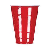 Hefty® Easy Grip Disposable Plastic Party Cups, 9 oz, Red, 50/Pack, 12 Packs/Carton (RFPC20950CT) Case of 600