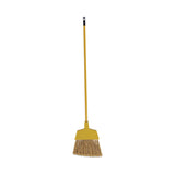 Boardwalk® Poly Bristle Angler Broom, 53" Handle, Yellow, 12/Carton (BWK932M) 1 Dozen