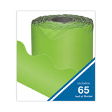 Carson-Dellosa Education Rolled Scalloped Borders, 2.25" x 65 ft, Lime (CDP108468) Each
