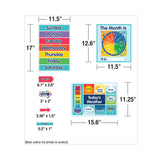Carson-Dellosa Education Calendar Bulletin Board Set, One World, 134 Pieces (CDP110486) Each