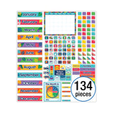Carson-Dellosa Education Calendar Bulletin Board Set, One World, 134 Pieces (CDP110486) Each