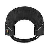 ergodyne® Skullerz 8965 Lightweight Bump Cap Hat with LED Lighting, Long Brim, Black, Ships in 1-3 Business Days (EGO23369) Each