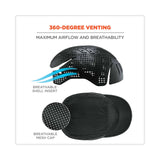 ergodyne® Skullerz 8965 Lightweight Bump Cap Hat with LED Lighting, Long Brim, Black, Ships in 1-3 Business Days (EGO23369) Each