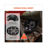 ergodyne® Skullerz 8965 Lightweight Bump Cap Hat with LED Lighting, Short Brim, Black, Ships in 1-3 Business Days (EGO23368) Each