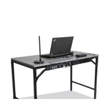 Safco Simple Work Desk, 45.5" x 23.5" x 29.5", Gray (SAF5272BLGR) Each