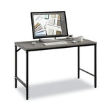 Safco Simple Work Desk, 45.5" x 23.5" x 29.5", Gray (SAF5272BLGR) Each