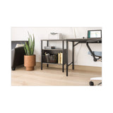Safco Simple Work Desk, 45.5" x 23.5" x 29.5", Gray (SAF5272BLGR) Each