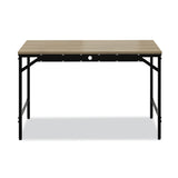 Safco Simple Work Desk, 45.5" x 23.5" x 29.5", Walnut (SAF5272BLWL) Each