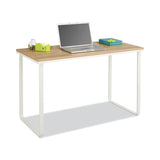 Safco® Steel Desk, 47.25" x 24" x 28.75", Beech/White (SAF1943BHWH) Each