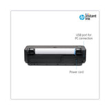 HP DesignJet T250 24" Large-Format Compact Wireless Plotter Printer with Extended Warranty (HEW5HB06H) Each